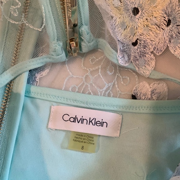 Calvin Klein Embroidered Dress - Picture 9 of 15